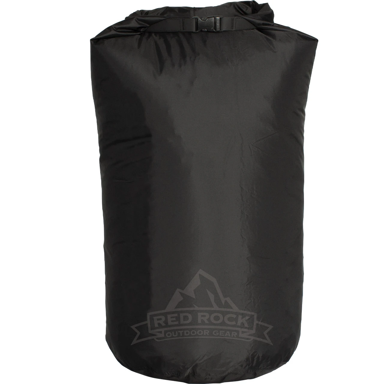 Red Rock Outdoor Gear black roll-top dry bag, representative product view