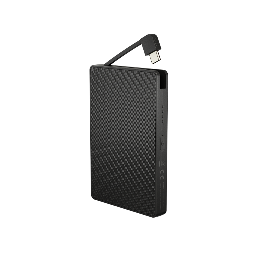 Nitecore Pocket 10000 — power bank with integrated cable visible